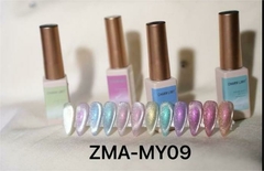 ESMALTES UV OJOS DE GATOS 6 PCS ALTA DENSIDAD / CHARMLIMIT # ZMA-MY09