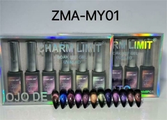 ESMALTES UV OJOS DE GATOS 5ML 6PCS FUEGOS ARTIFICIALES / CHARMLIMIT # ZMA-MY01