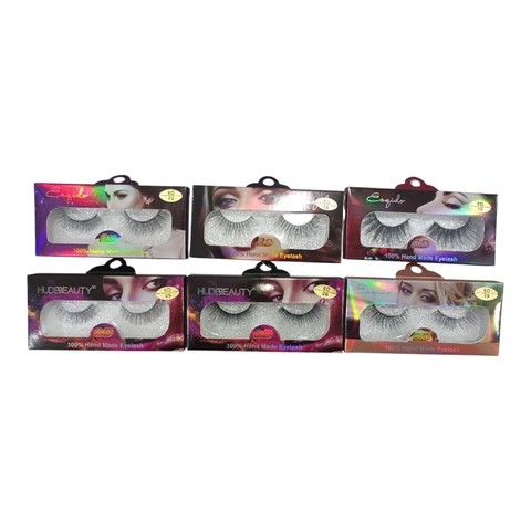 PESTAÑAS POSTIZAS 6D VARIADOS MODELOS