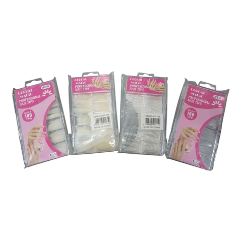 UÑAS SOFT GEL ESTILETO 100 PCS / GLOBAL MAGIC #HT-175
