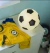 Luminária bola de futebol