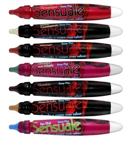 SEX PEN CANETA COMESTÍVEL - BELLASEX SEXSHOP 