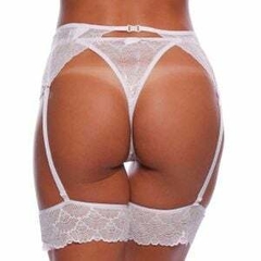 TANGA SAMARA EM RENDA COM CINTA LIGA PATITEX - comprar online