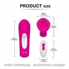 VIBRADOR WENJOY DE CASAL COM 9 MODO DE VIBRAÇÕES HANDE