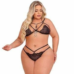 CONJUNTO PLUS SIZE AMOR REAL COM STRAPPY TALLYTA