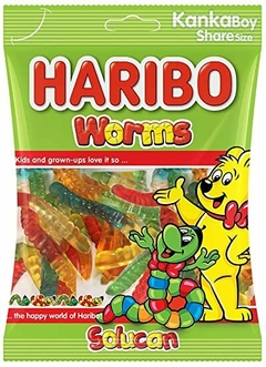 HARIBO WORMS 80 G GUSANOS