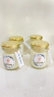 Pack de 25 Souvenirs con Sticker + Tag - Luminiscencia Velas