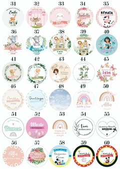 Vela en lata pack 25 con stickers - tienda online