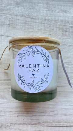 Pack de 50 velas con tapa de madera en internet