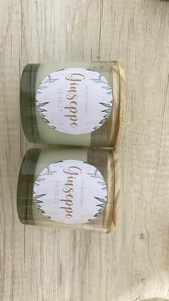 Pack de 50 velas con tapa de madera - Luminiscencia Velas