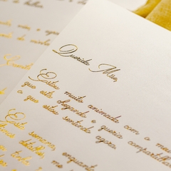 Carta Personalizada com Caligrafia Artística na internet