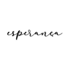 Palavra de Parede em Relevo 3D, Esperança, em Acrílico - comprar online