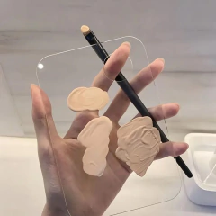 Paleta de Maquiagem em Acrílico Cristal