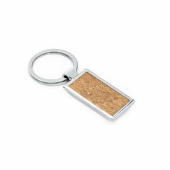 Chaveiro Personalizado em Cortiça e Metal Modelo 03