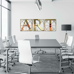 Quadro Escultura de parede, Art desenho, em Acrílico