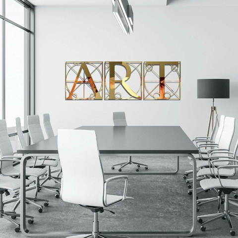 Quadro Escultura de parede, Art desenho, em Acrílico