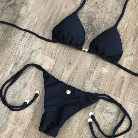 BIQUÍNI LACINHO PRETO CANELADO na internet