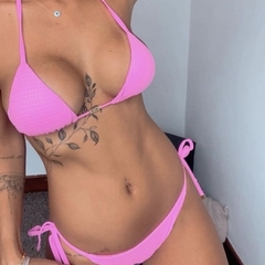 BIQUÍNI LACINHO ROSA DANONE PIQUET - Eu Oceano