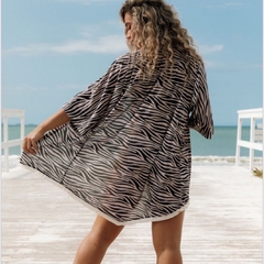 SAÍDA DE PRAIA KIMONO ZEBRA SAFARI - comprar online