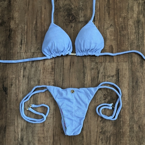 BIQUÍNI LACINHO DUPLA FACE BLUE NORONHA