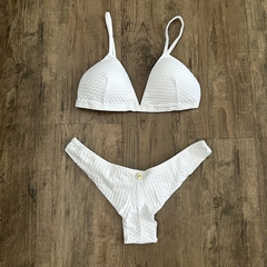 BIQUÍNI MOANA TOP FIXO BRANCO HAWAII