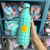 Garrafa Isotérmica 500 ml, c/ Dupla Camada de Aço Inox, Florie Verde