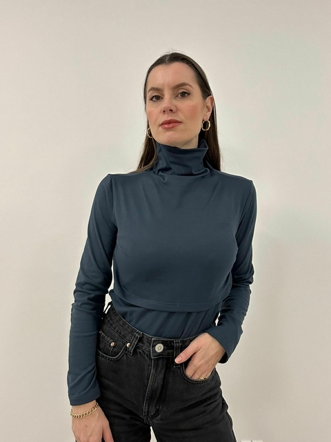 Blusa Ana Azul Marinho - comprar online