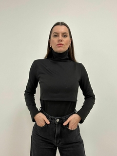 Blusa Ana PRETA - Barbara Maternidade