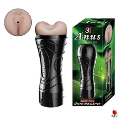 Mini masturbador lanterna ânus em cyberskin c/vibrador si 7722