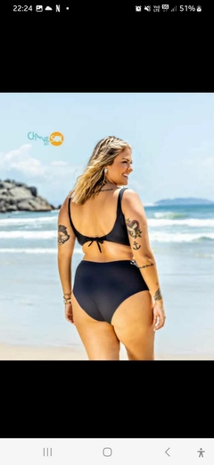 Biquíni preto ""G"" Chave do Sol- 1182 QUEIMA DE ESTOQUE na internet