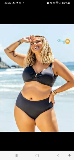 Biquíni preto ""G"" Chave do Sol- 1182 QUEIMA DE ESTOQUE - comprar online