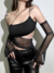 Cropped com Luvas Alça fina