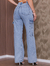 Calça Jeans Wide Leg Cargo Premium 6 Bolsos - GLAM PARADISE