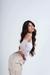 Body Gola Alta Fancy Branco - loja online