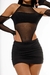 Body Gola Alta Fancy Preto na internet