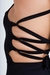 Vestido Fenda Eliana Preto - comprar online
