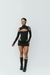 Body Recorte com Luvas Preto - GLAM PARADISE