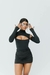 Body Recorte com Luvas Preto na internet