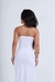 Vestido Fenda Costas Reta Branco - GLAM PARADISE