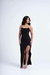 Imagem do Vestido Fenda Costas Reta Preto