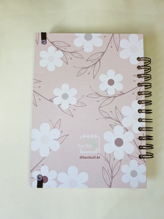 Caderno Flores - Rosê - buy online