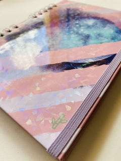 Image of Caderno lua - rosa