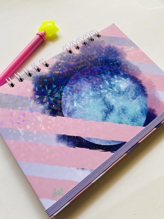 Caderno lua - rosa on internet