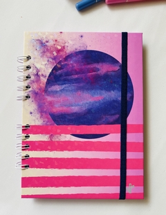 Caderno lua - rosa - (cópia)