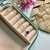 fio veneziano + coração cristal azul escuro