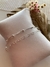 pulseira coracoes em elo - comprar online