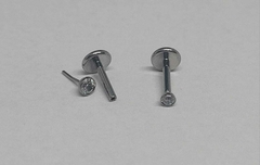 Australiano Labret Titânio Push Pin 8mm X 1mm