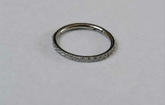 Segmento Titânio 7mm Mais Fino (0,8mm) Cravejado