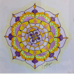 Mandala "Luz e Fé"