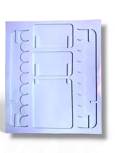 Molde de silicone suporte para canetas